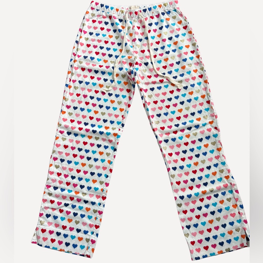 GAP Women’s Colorful Heart Print Pajama Pants